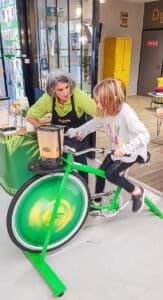 Animation commerciale en magasin - Vélo smoothies