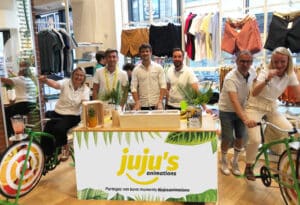 Animation commerciale en magasin - Vélo smoothies