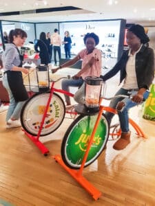 Animation Vélo smoothie centre commercial