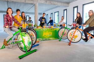 Animation en entreprise - Velo smoothie