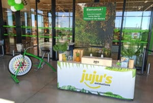Animation commerciale en magasin - Vélo smoothies