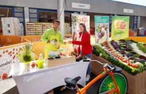 Animation commerciale - OutStore - Vélo smoothies sur marché