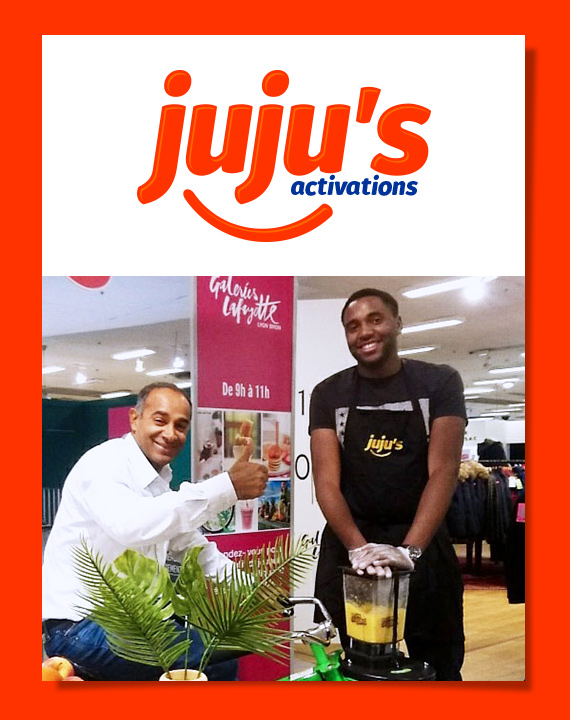 Juju's Activations - Animations commerciales en magasin et centre commercial