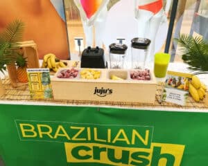 Animation commerciale Bar à jus de fruits en magasin